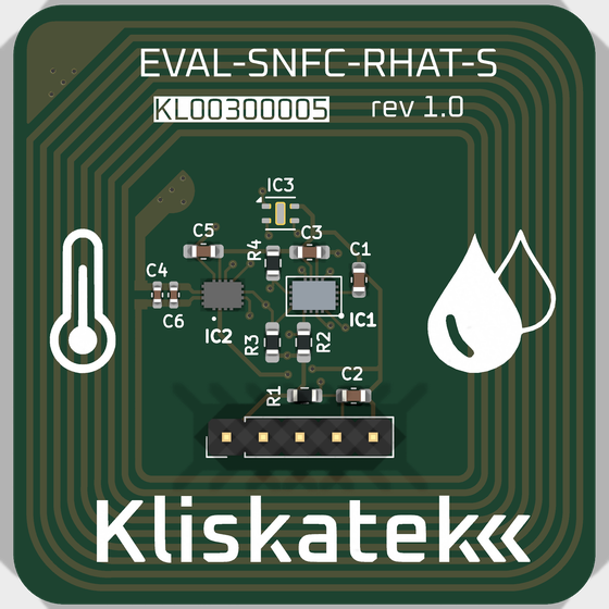 SenseNFC battery-free NFC sensor tag board